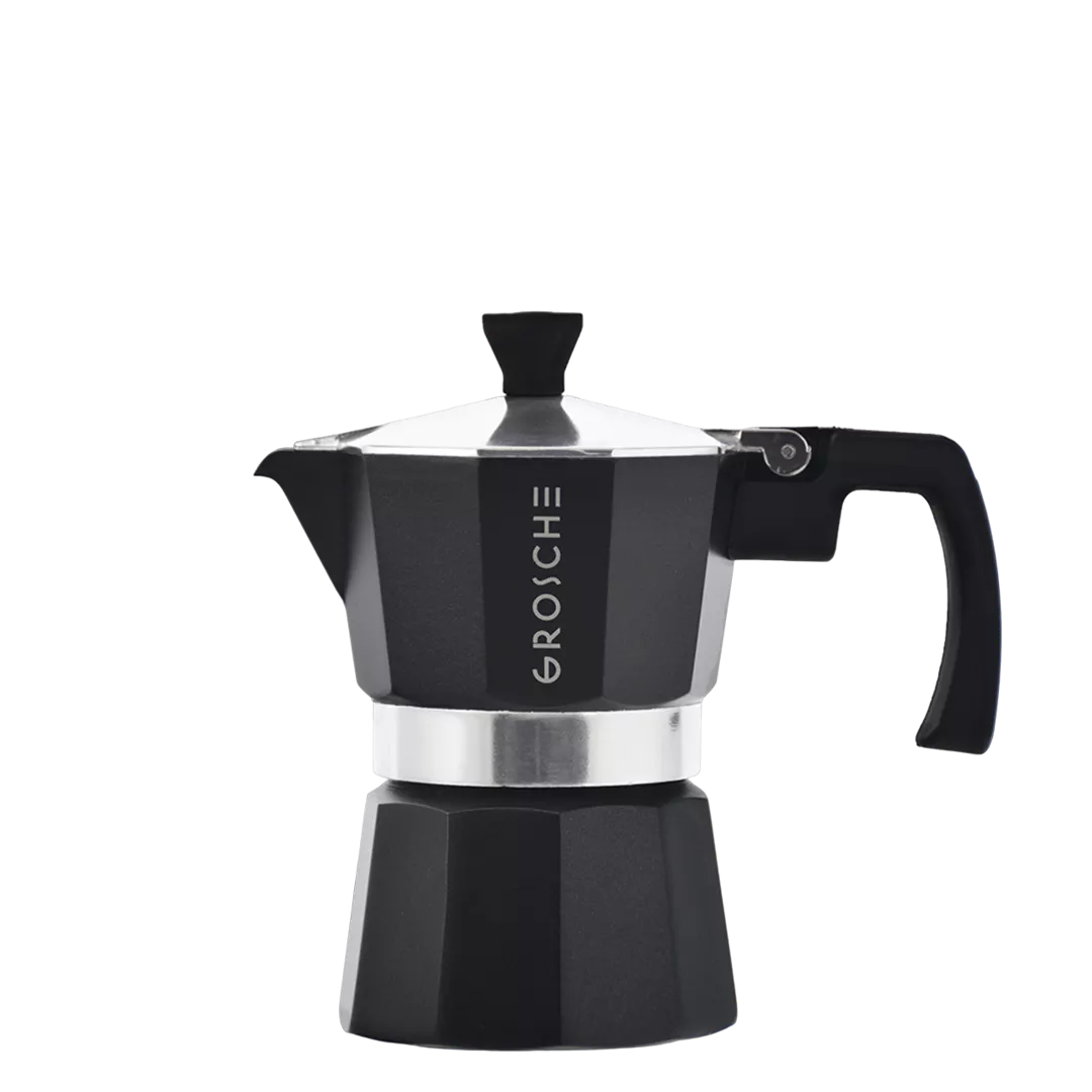 Grosch Milano mokapot 3 tasses black