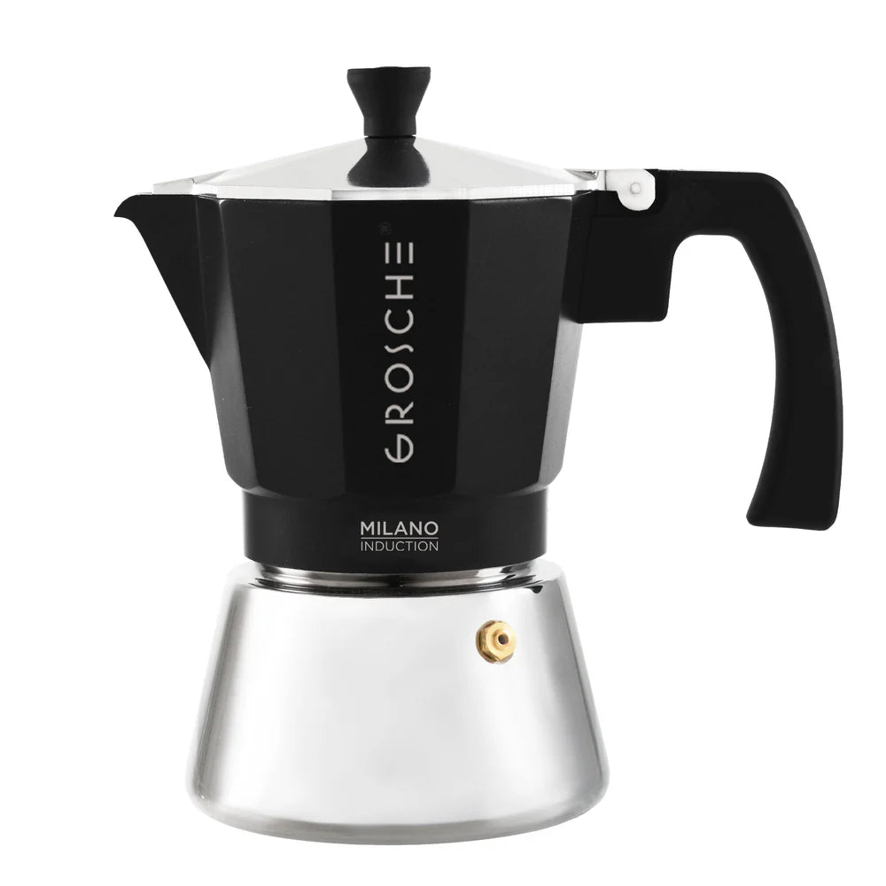 Grosch Milano mokapot 3 tasses Inductie