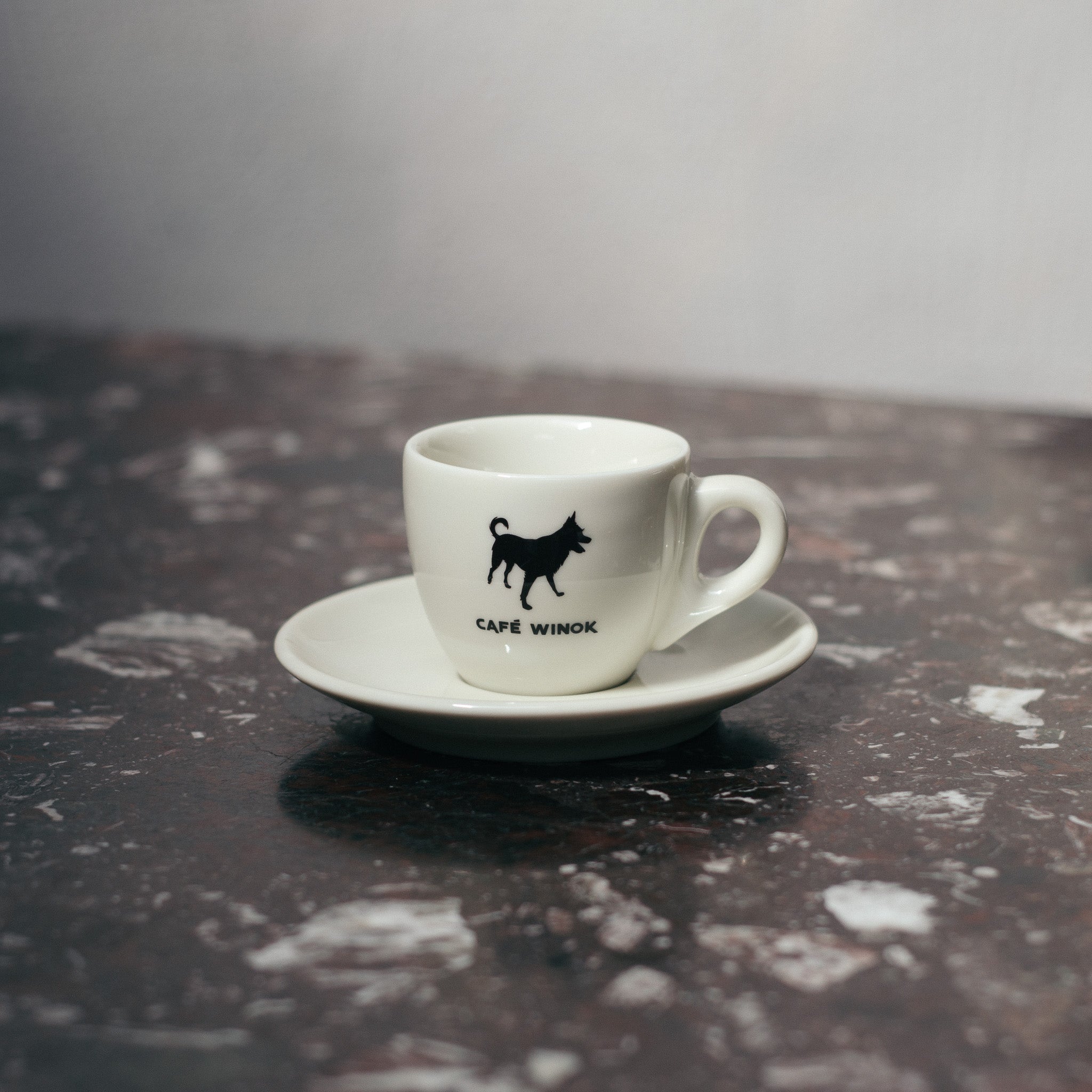 Winok Espresso Cup + Saucer (vintage)